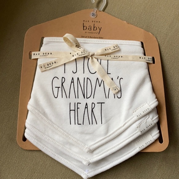 Rae Dunn Other - NWT Rae Dunn 3 pack of bandana bibs, 100% cotton